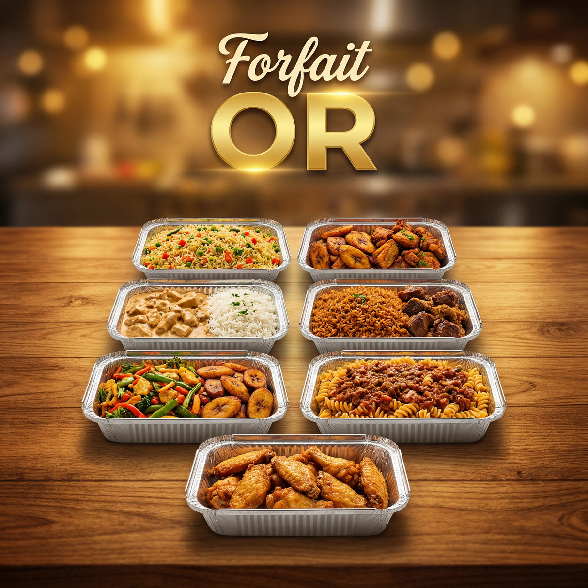 🥇 Forfait Or – 7 plateaux généreux